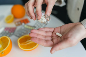 taking pills